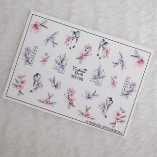 Nail Wraps 3D-100