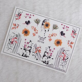 Nail Wraps 3D-104