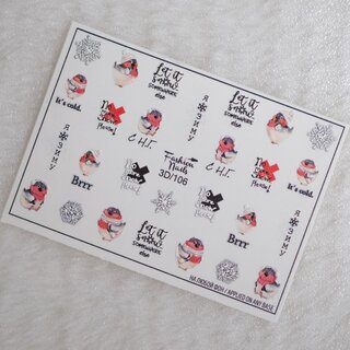 Nail Wraps 3D 106