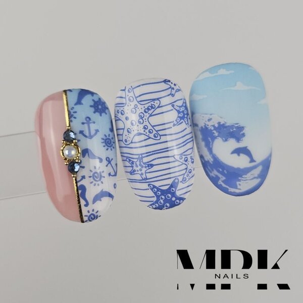 MPK Nails® Stamping Lack 10ml 31 Jeans Blue