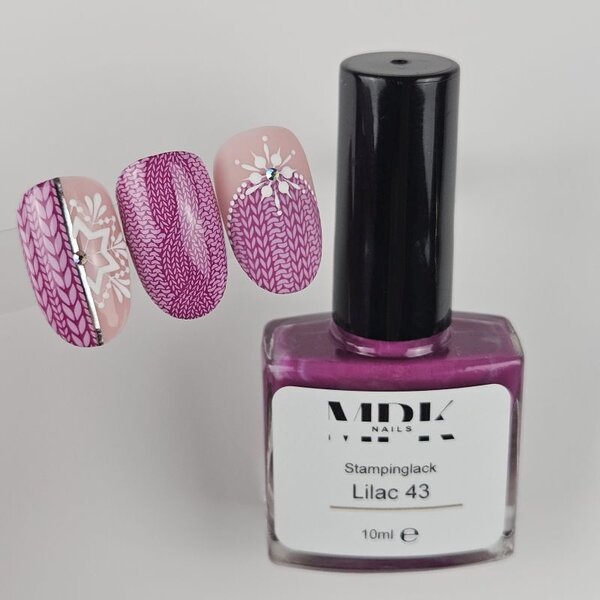 MPK Nails® Stamping Lack 10ml 43 Lilac