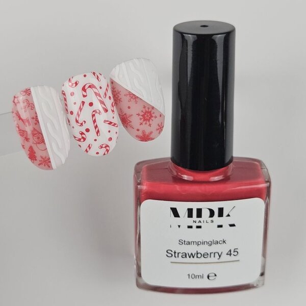 MPK Nails® Stamping Lack 10ml 45 Strawberry Red