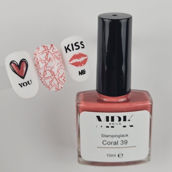 MPK Nails® Stamping Lack 10ml 39 Coral