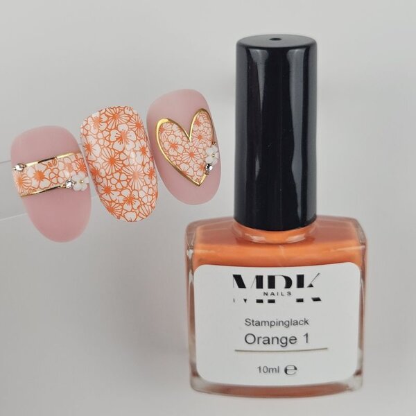 MPK Nails® Stamping Lack 10ml 01 Orange