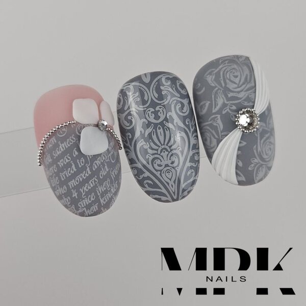 MPK Nails® Stamping Lack 10ml 34 Hellgrau