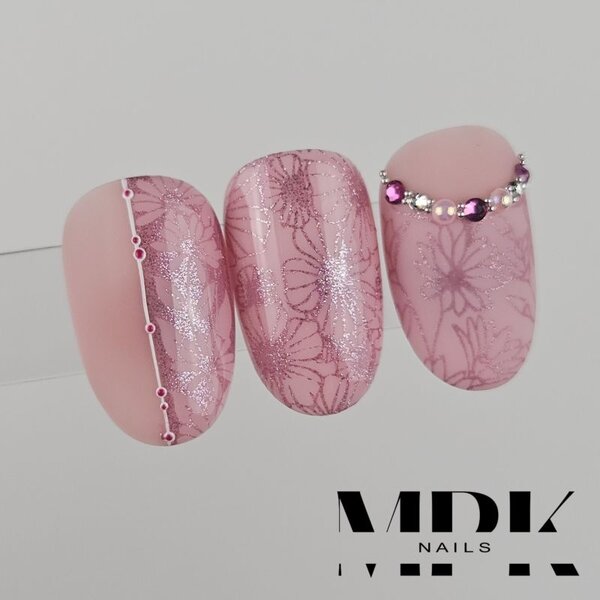 MPK Nails® Stamping Lack 10ml 48 Plum Glitter