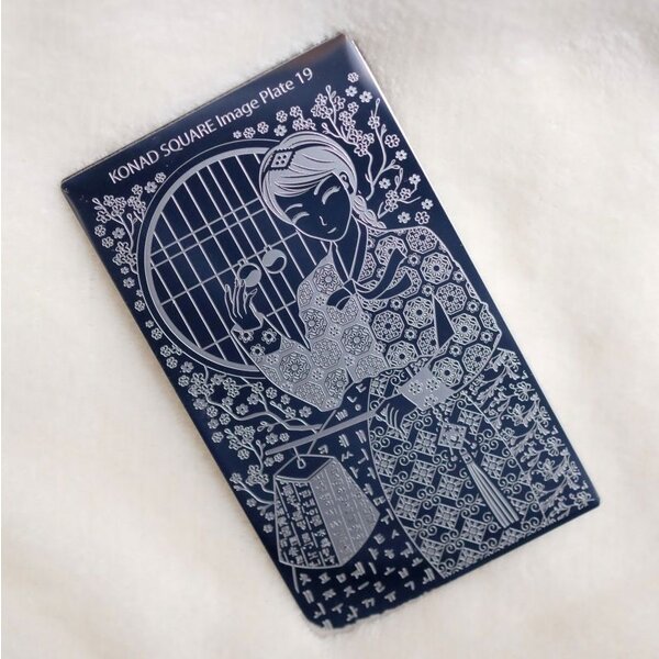 Konad Stamping Schablone Square 19