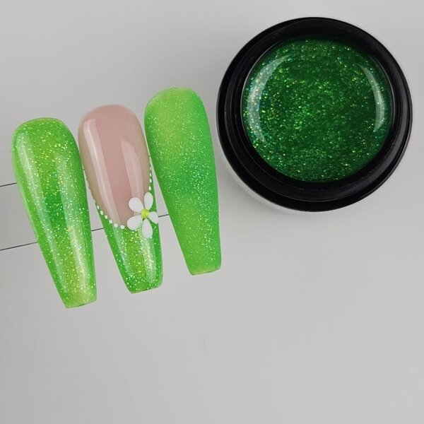 MPK Nails® Deluxe Glitter Gel Pixie Green