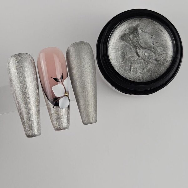 MPK Nails® Deluxe Farbgel 614 Metallic Ice Silver