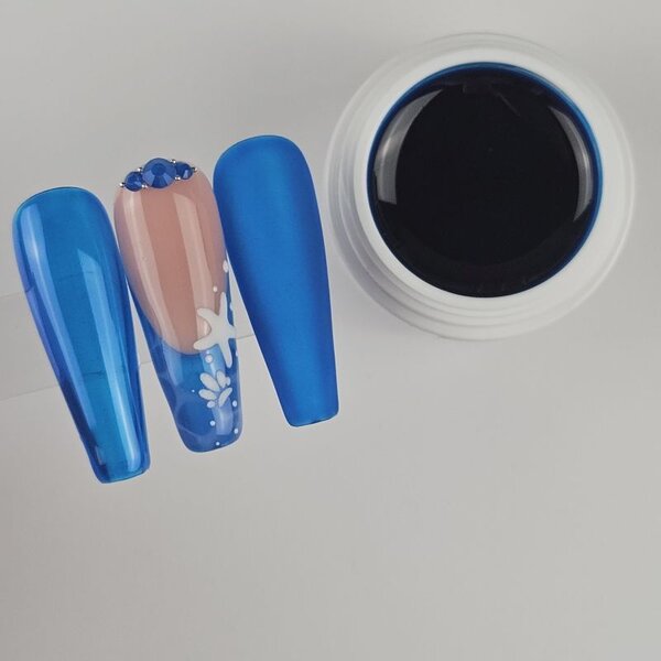 MPK Nails® Deluxe Farbgel / Glasgel 222 Blau