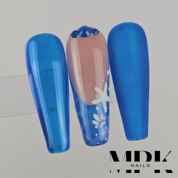 MPK Nails® Deluxe Farbgel / Glasgel 222 Blau