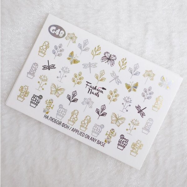 Fashion Nails Nail Wraps Galaxy  G48