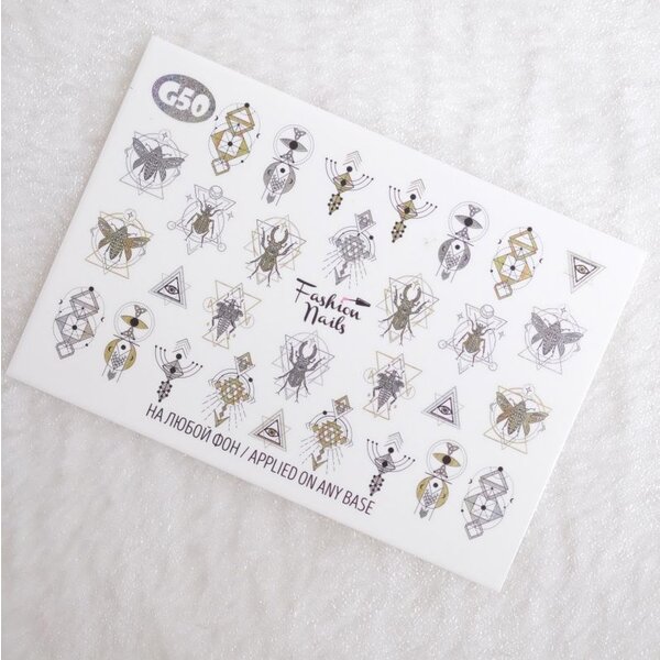 Fashion Nails Nail Wraps Galaxy G50