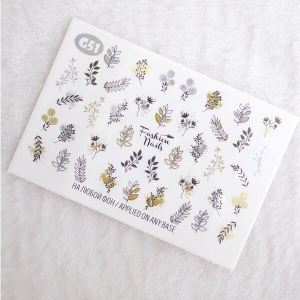 Fashion Nails Nail Wraps Galaxy  G51