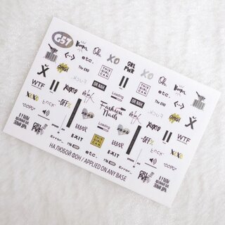 Nail Wraps Galaxy G57