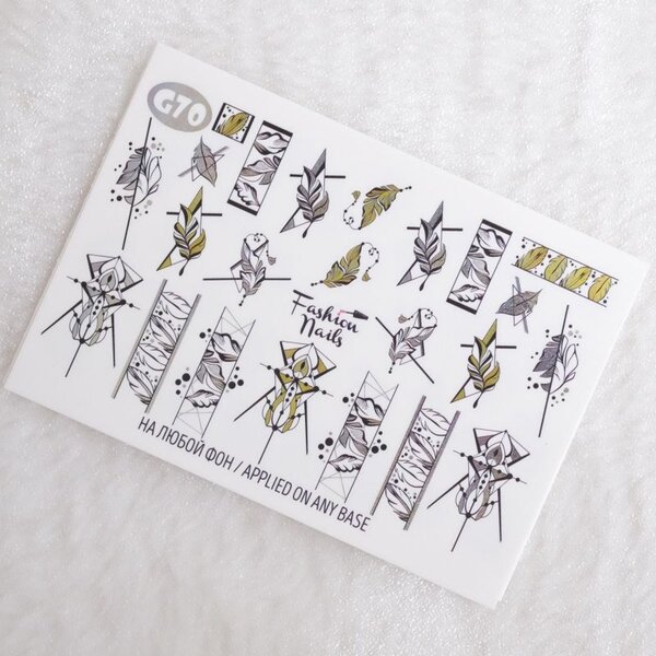 Fashion Nails Nail Wraps Galaxy G70