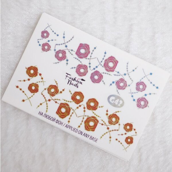 Fashion Nails Nail Wraps Galaxy  G42