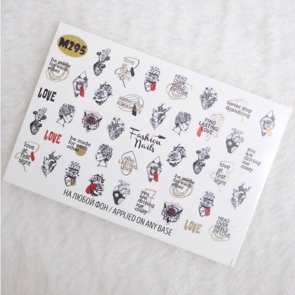 Fashion Nails Nail Wraps metallic m295