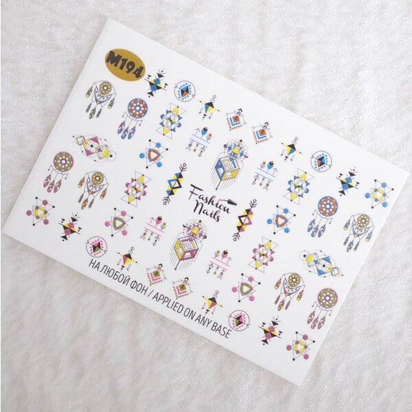 Fashion Nails Nail Wraps metallic m194