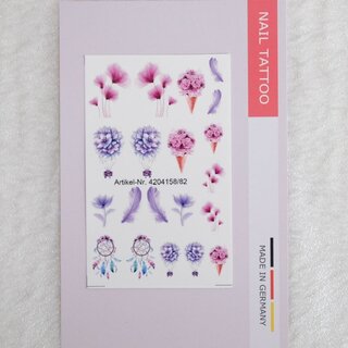 Nail Water Tattoo #82