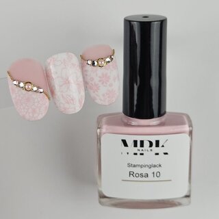 Stamping Lack 10ml 10 Rosa