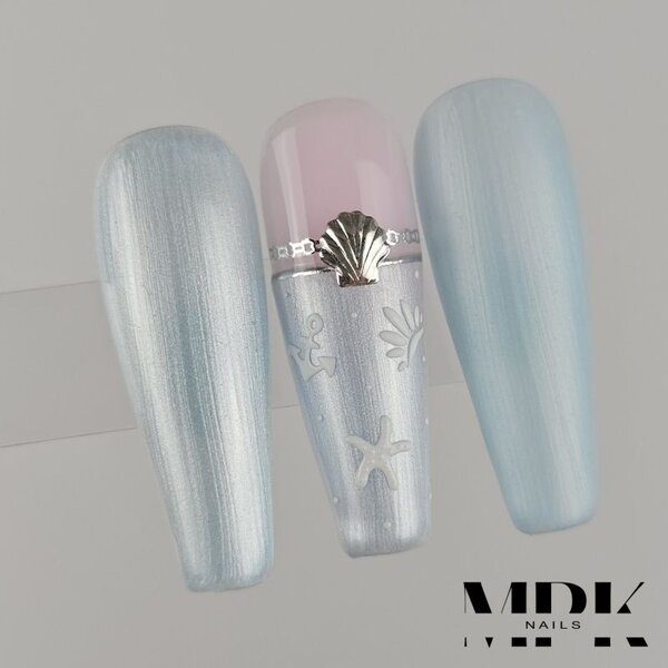 MPK Nails® 7x Farbgel Pastell Metallic im Set