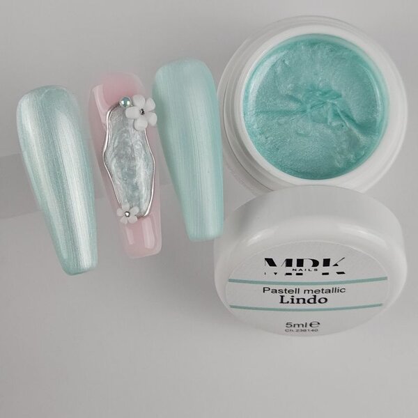 MPK Nails® Farbgel Pastell Metallic 5ml Lindo