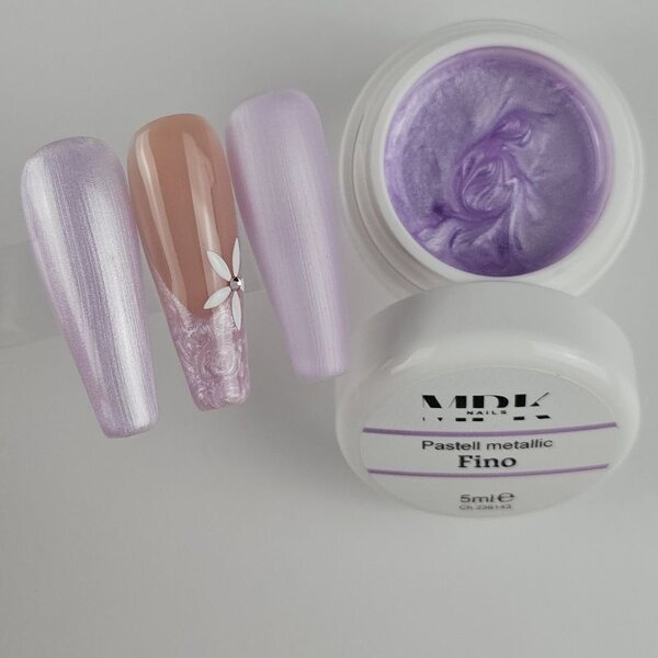 MPK Nails® Farbgel Pastell Metallic 5ml Fino