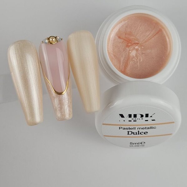 MPK Nails® Farbgel Pastell Metallic 5ml Dulce