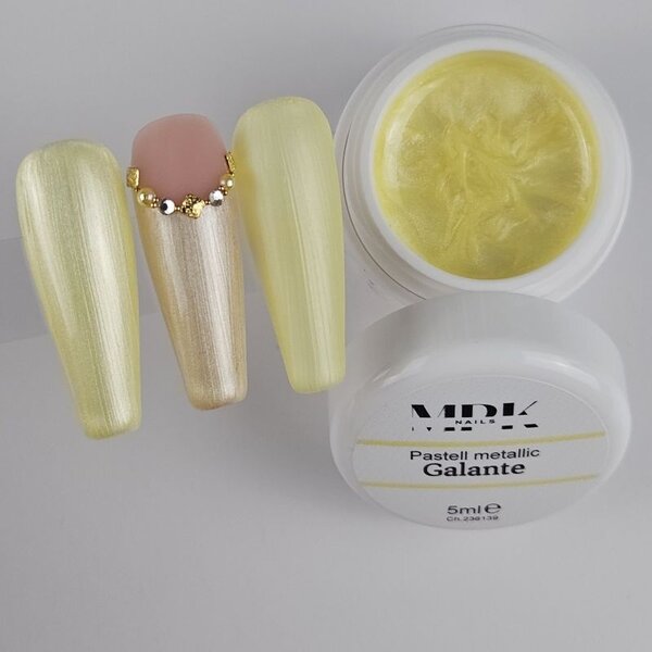 MPK Nails® Farbgel Pastell Metallic 5ml Galante