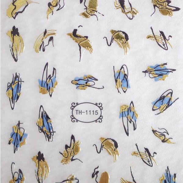 MPK Nails® Nail Sticker B224