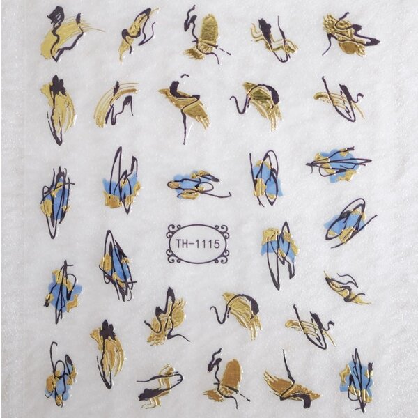 MPK Nails® Nail Sticker B224