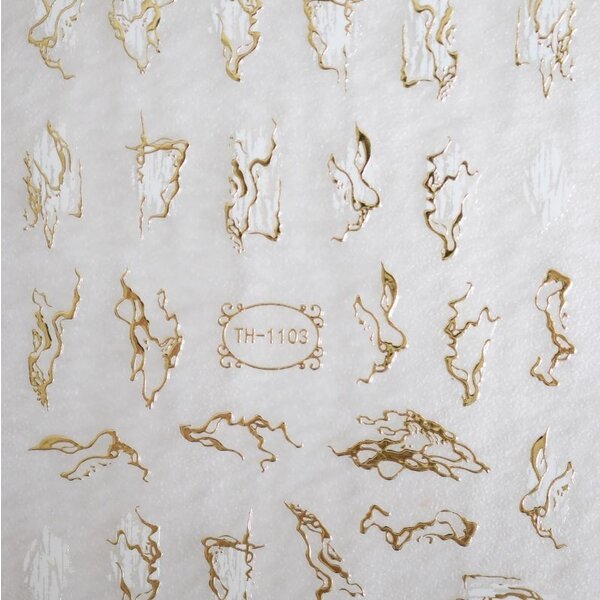 MPK Nails® Nail Sticker B227