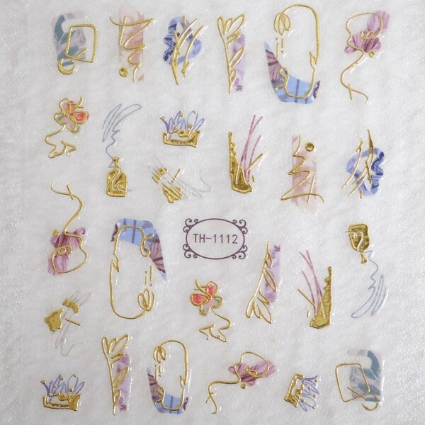 MPK Nails® Nail Sticker B228