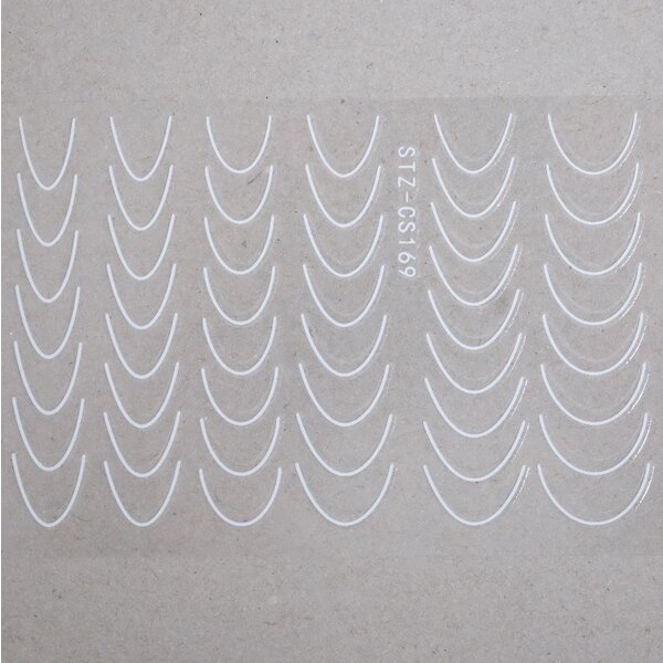 MPK Nails® Nail Sticker French weiß B260