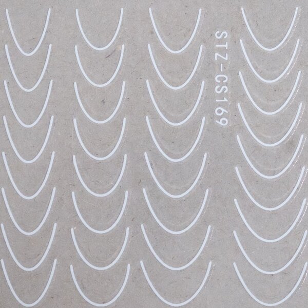 MPK Nails® Nail Sticker French weiß B260