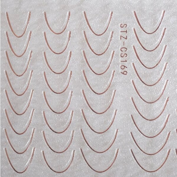 MPK Nails® Nail Sticker French rosegold B247