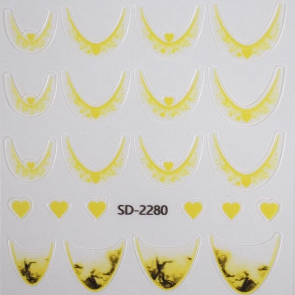 MPK Nails® Nail Sticker French Smile Line B242