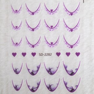 Nail Sticker French Smile Line B233