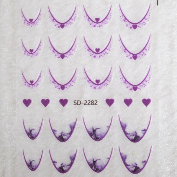 MPK Nails® Nail Sticker French Smile Line B233