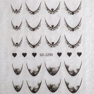 Nail Sticker French Smile Line B238