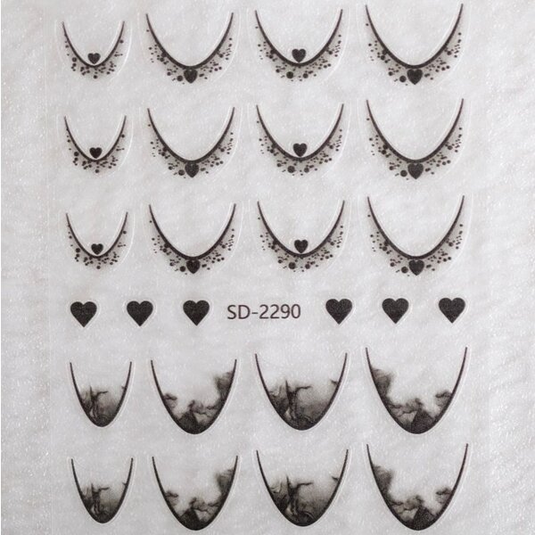 MPK Nails® Nail Sticker French Smile Line B238