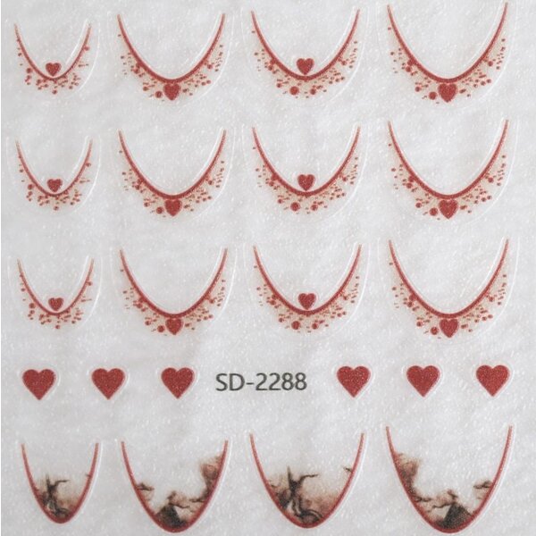 MPK Nails® Nail Sticker French Smile Line B240