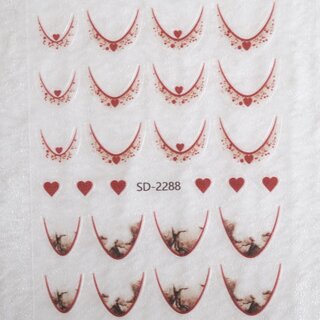 Nail Sticker French Smile Line B240