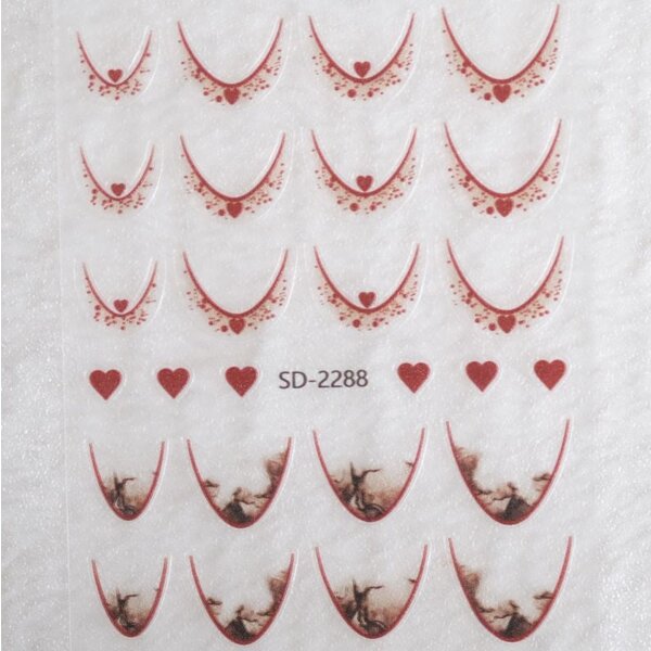 MPK Nails® Nail Sticker French Smile Line B240