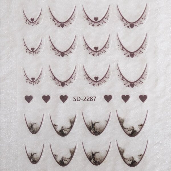 MPK Nails® Nail Sticker French Smile Line B235