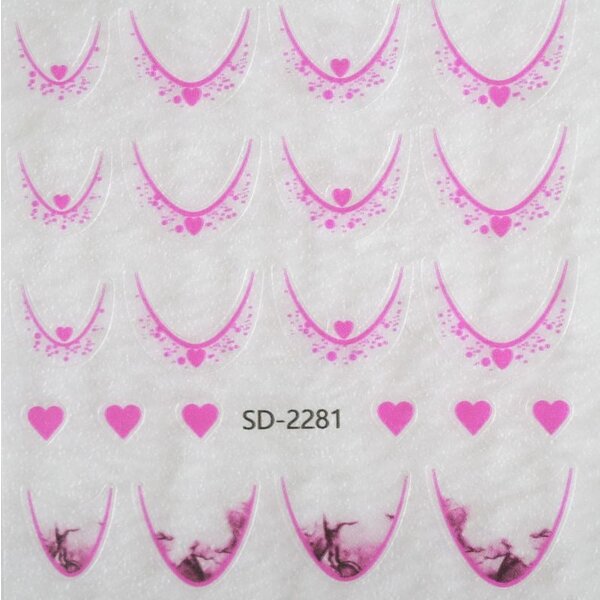 MPK Nails® Nail Sticker French Smile Line B236