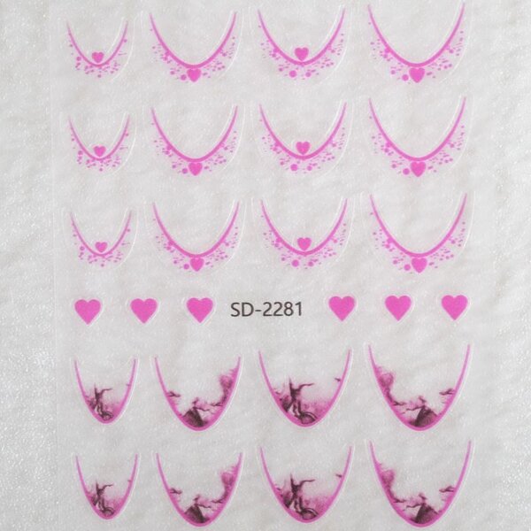 MPK Nails® Nail Sticker French Smile Line B236