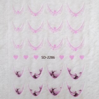 Nail Sticker French Smile Line B237