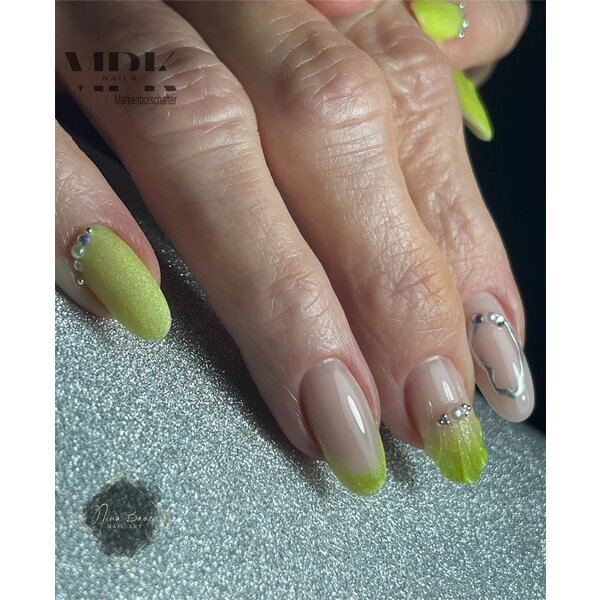 MPK Nails® Bright Cat Eye Farbgel Vivid Lime